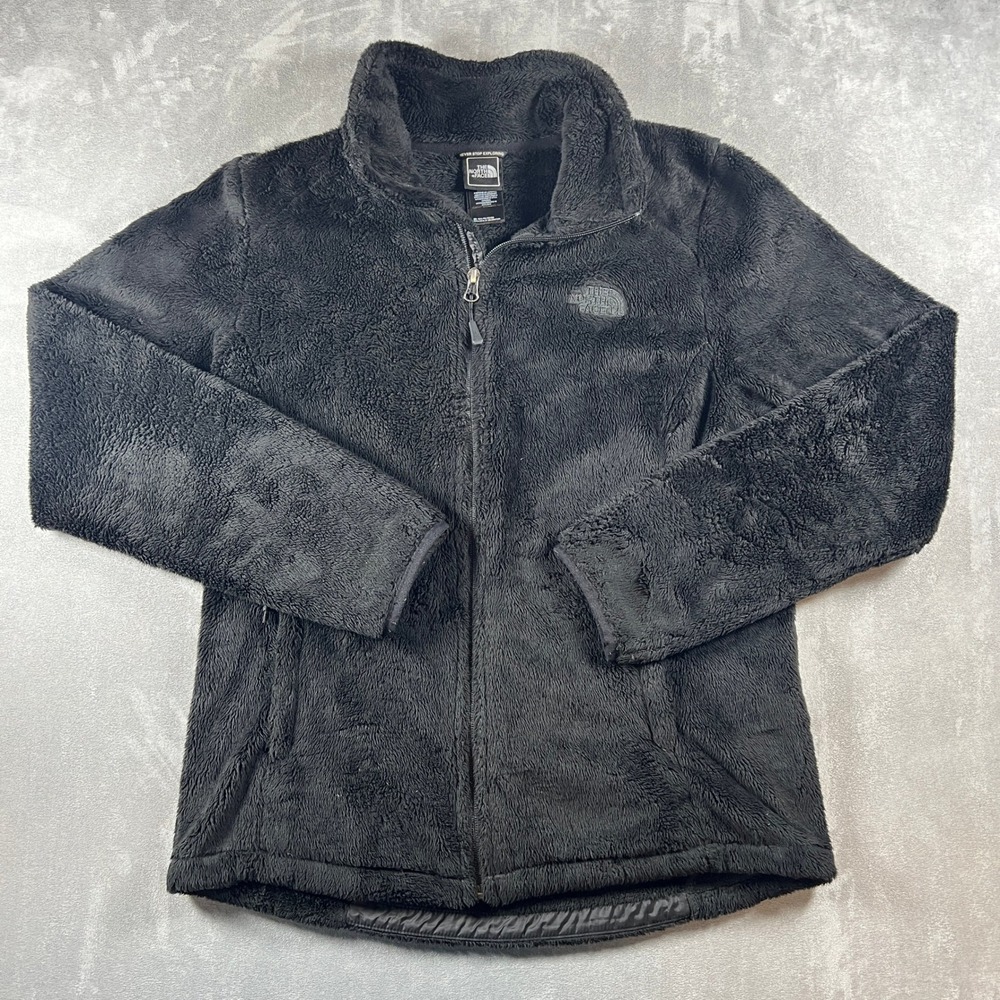 The North Face Osito Womens Medium Black High Pile Fleece Full Zip Jacket